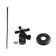 Trimscape 0.38" W x 20" H Surface Mount Kit for toilet