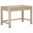 Flores Weathered Mango 2-drawer Makeup Vanity Table