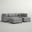 Upholstered L-Shaped Sectional Reversible-24748816