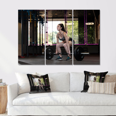 Eatontown - Aerobic & Bodybuilding Canvas Art Set