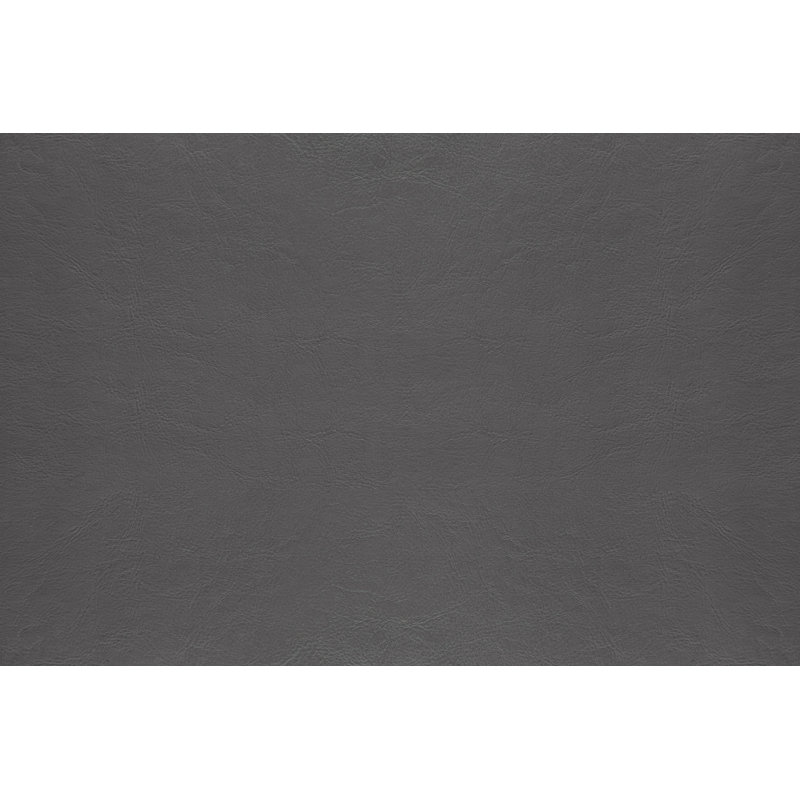 Tabouret de bar, ensemble de 2, pivotant, hauteur de bar, bois blanc, aspect cuir gris, transitionnel