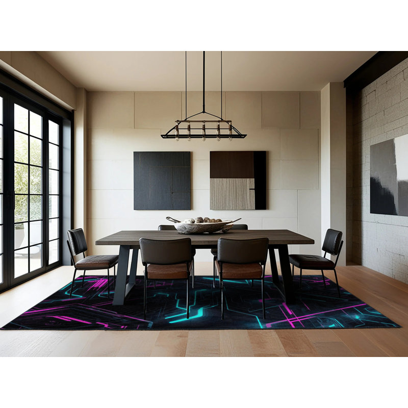 Hyper Spectra Rug, Rectangle 6' x 9'