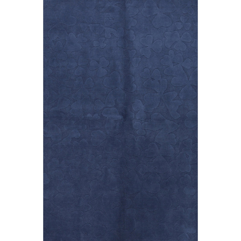 Floral Area Rug in Blue