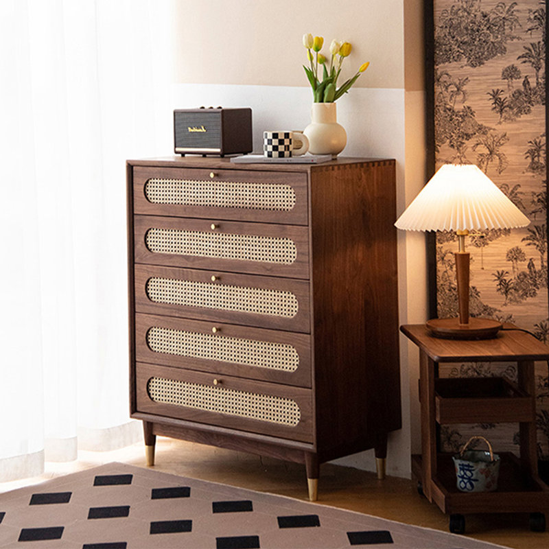 Simple Wicker Large-Capacity Accent Chest