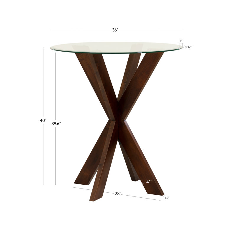 Alejoa Espresso Pub Table