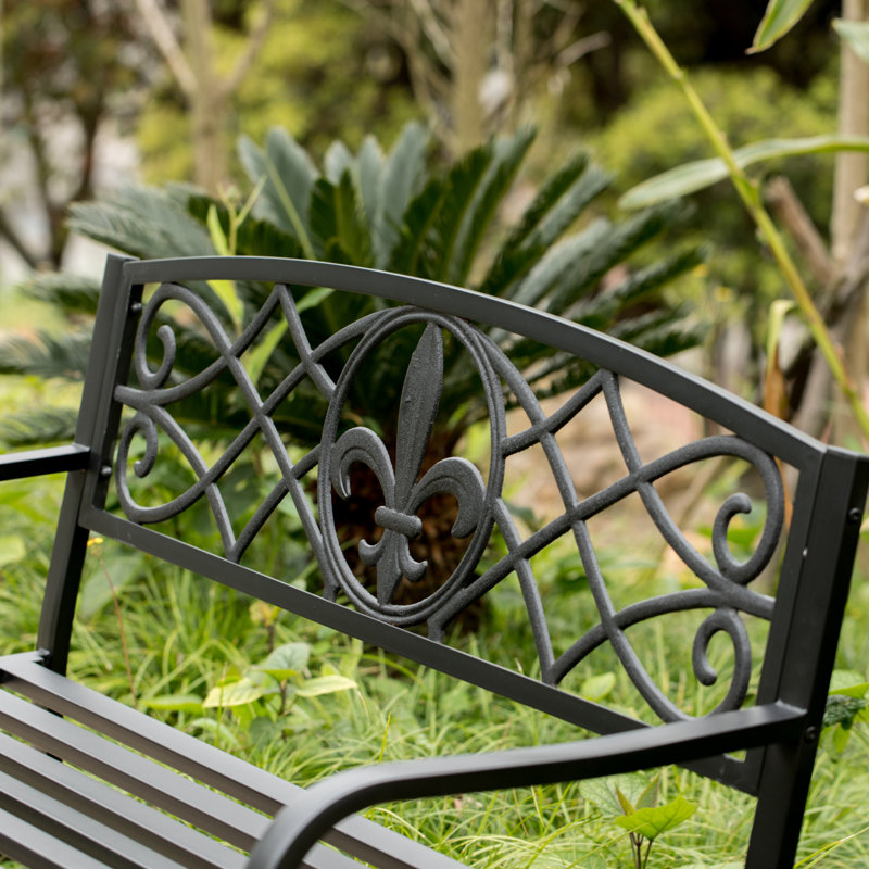 Barty Metal Outdoor Bench
