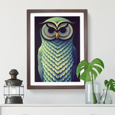 An Entrancing Owl - Single Picture Frame Print