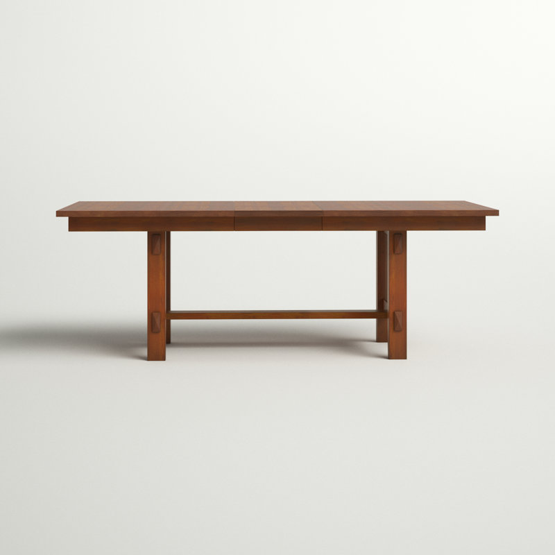 Isadore Extendable Solid Wood Dining Table