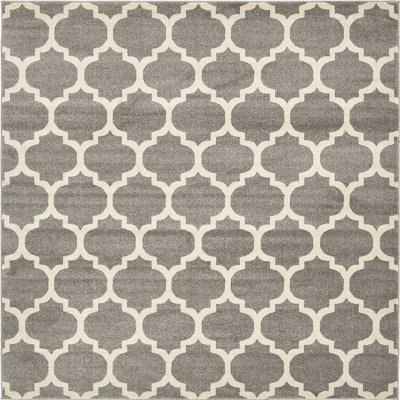 Molly Power Loom Dark Gray/Ivory Rug