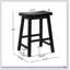 TABOURET SADDLE POMERoy de 24 po de conception ergonomique et robuste, parfait pour les cuisines et les bars.