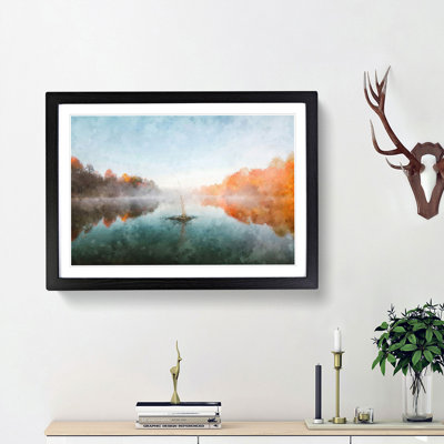 Lake Splash - Picture Frame Painting Print