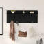 Wall-Mounted Coat Rack With Shelf Engineered Wood-1692554453