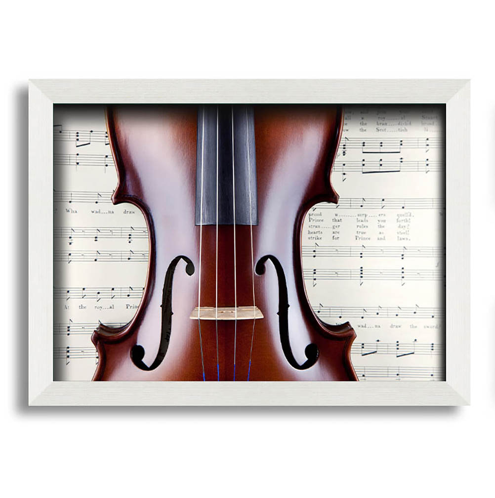 Gerahmtes Leinwandbild Violin Splendor