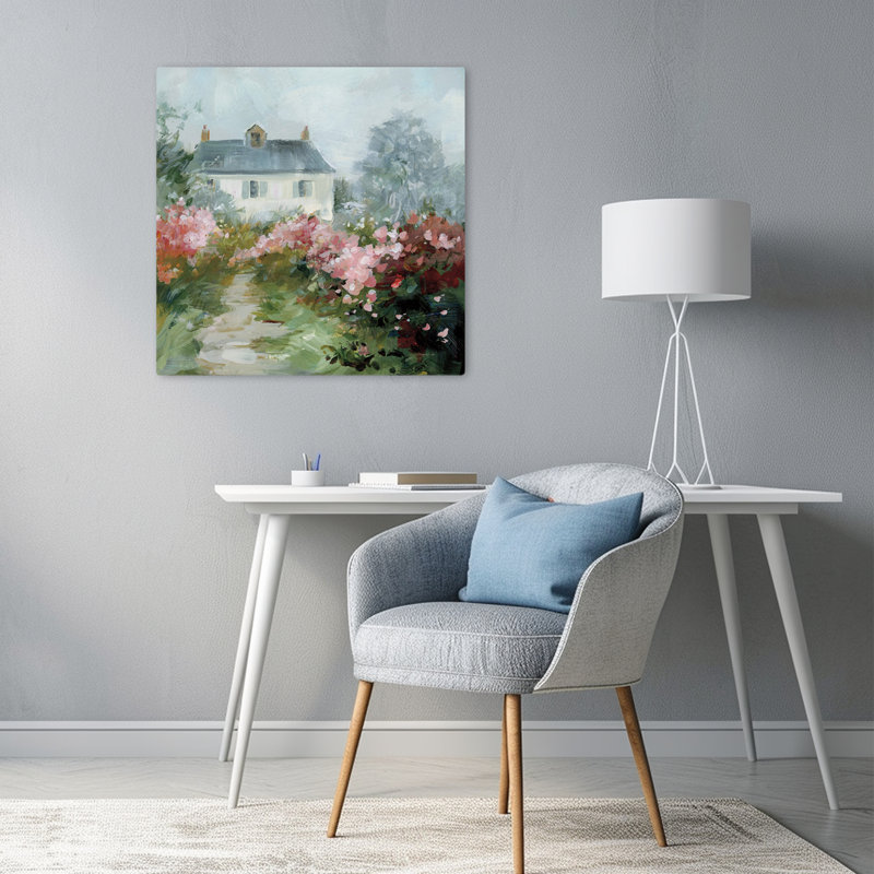 Art floral Garden View Ii, H 24 po x l 24 po