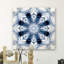 «Indigo Kaleidoscope III», impression sur toile tendue-1370824266