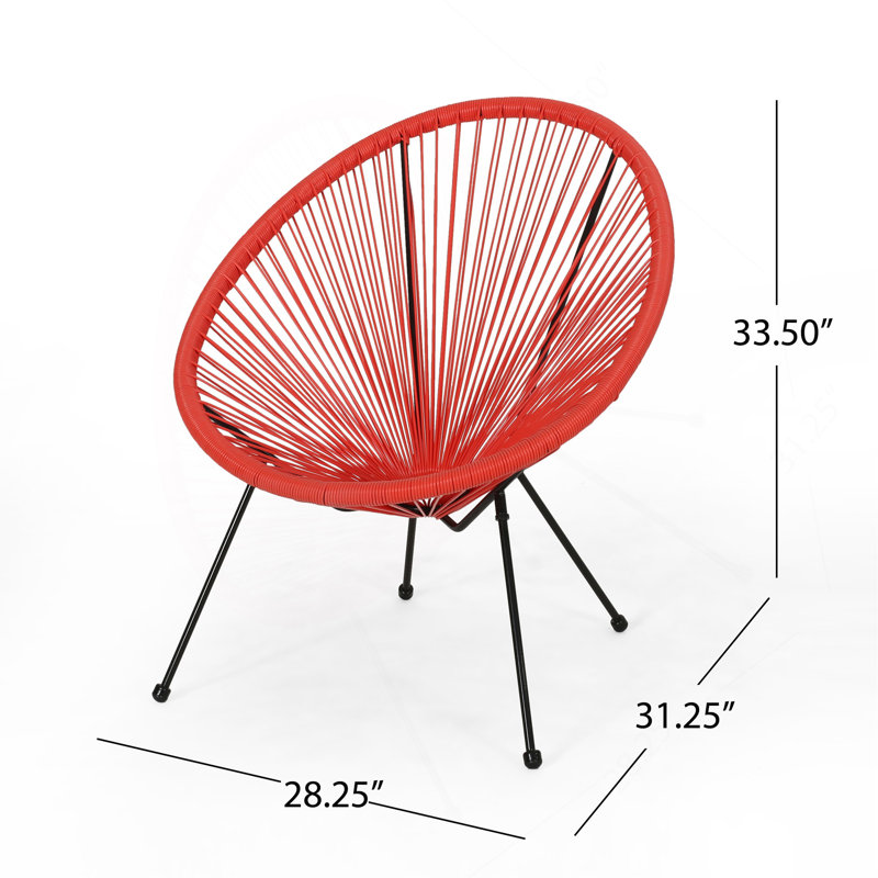 Chaise Anson (ensemble de 2) - Orange, Orange