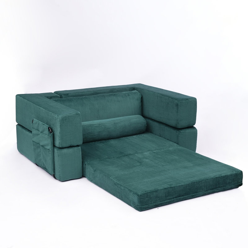 Canapé modulaire pliable Castle, Green