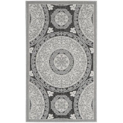 Tapis gris Romelia