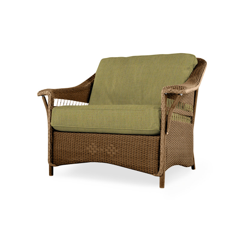 Nantucket Outdoor Lounge Chair, Plume Spring, Bark