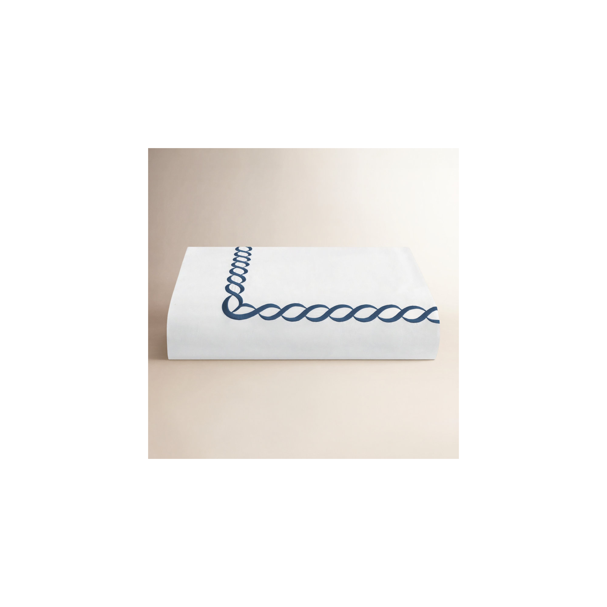 Lily TENCEL Percale Duvet Cover, King Duvet Cover, Navy