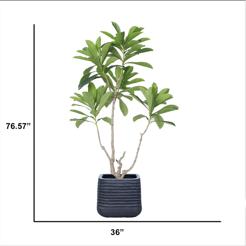 Bleuet artificiel en pot 76,57 po, Gris