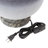 12.25"H Morgan Black/Grey/White Ombre Globe Shade Accent Lamp