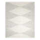 Thurman Geometric Hand-Knotted Area Rug in Parchment/Gray