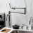 Kingston Brass Silver Sage Two-Handle 1-Hole Deck Mount Pot Filler Faucet-73174573