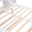 Lit plateforme double avec rangement et tablettes gigognes, blanc-1482417693