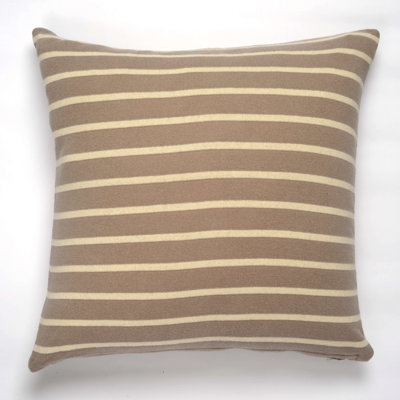 Beach Striped Cotton Reversible Pillow Cover