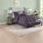 Piece Plum Bedding Sets, Polyester Tufted Modern Comfort For Home