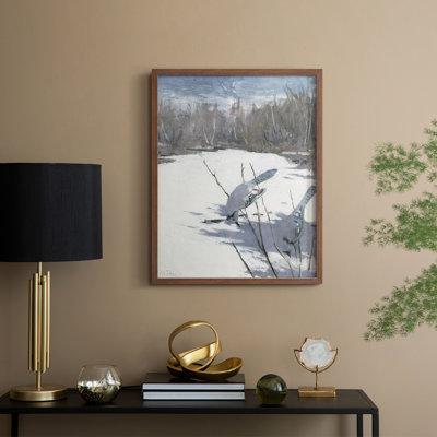 Reproduction encadrée vintage en bois massif CLxxix