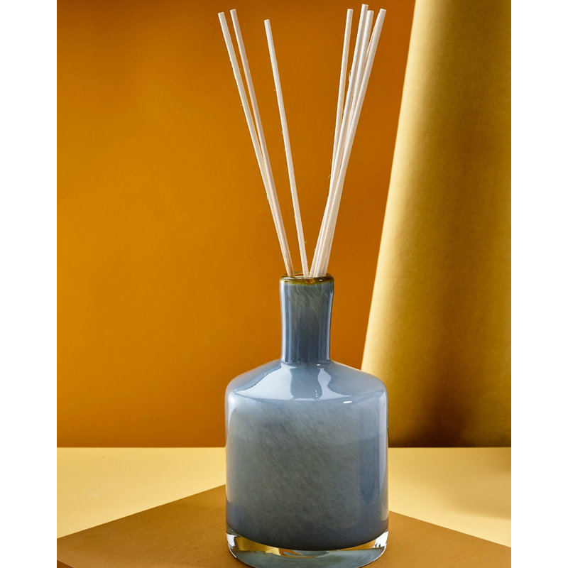 House & Home Reed Diffuser, 5.5" H x 3" W x 3" D, Gray, Champagne