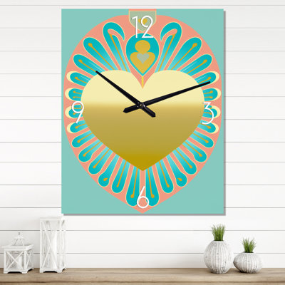 Jazper - Romantic Abstract Wall Clock Oversized