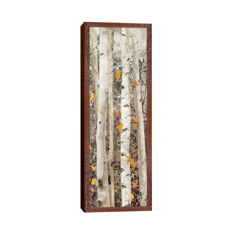 Serene Union I by Allison Pearce - Panoramic Print on Canvas, 30.48 cm H x 91.44 cm W, Classic Brown Wood Framed Canvas
