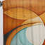 Rideau obscurcissant orange Mid Century-107832010