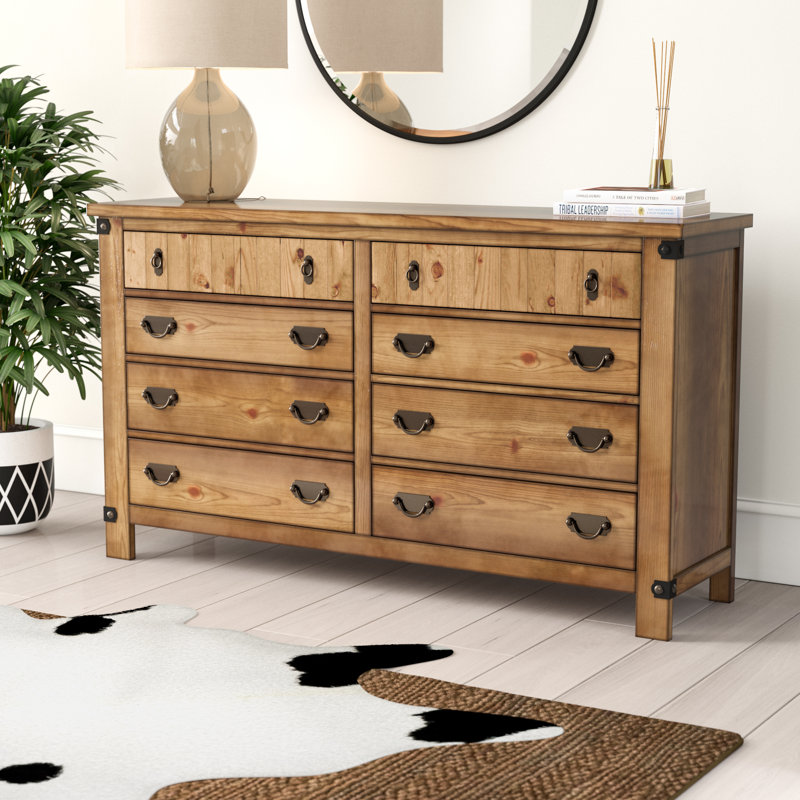 Commode double 8 tiroirs Cedartown