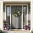 22" Grapevine Wreath with Hydrangeas and Thistle