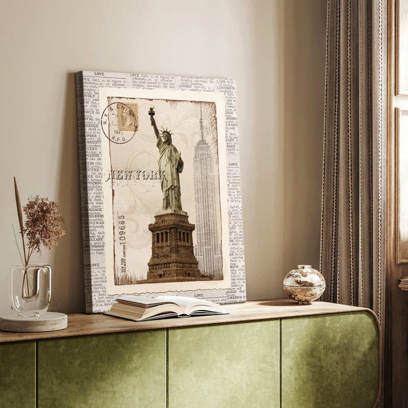 Souvenirs de New York - galerie Cavas sur mesure, H 36 po x l 24 po