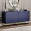 Laurens Manufactured Wood and Metal Accent Cabinet with Adjustable Shelves-655132645