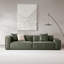 Coussin modulaire en polyester vert-1019986418
