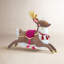 Papa Noel’s Reindeer Tabletop, Resin, 21”