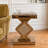 Crushed Diamond Mirrored End Table