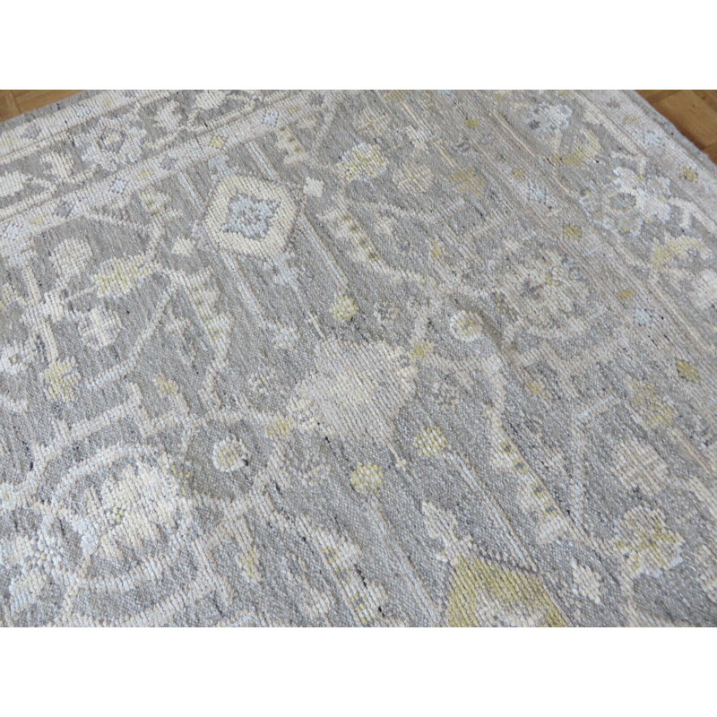 Tapis oriental gris Oushak 9 x 12 Heriz B4AE001F28174DE991792AA40FF3C221