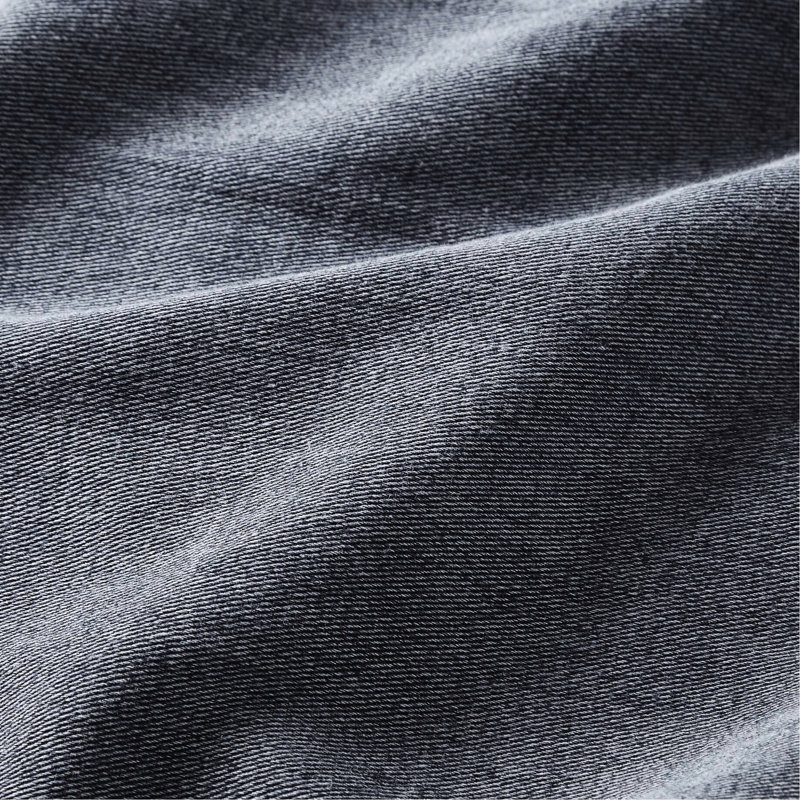 Simple / simple TG, édredon 2 pièces, bleu, 100% coton sergé délavé, tout, respirant, coton délavé, conception polyvalente, entretien facile