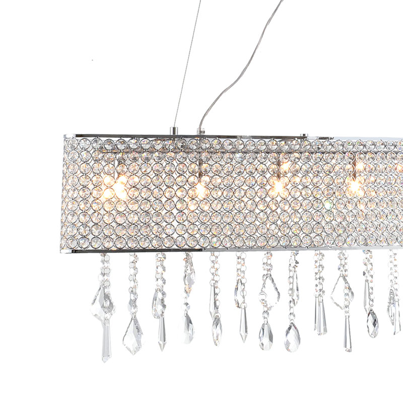 Lustree en cristal 6 lumières Lowall