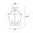 Drexil 4 -Light 12" Semi Flush Mount-1897860609