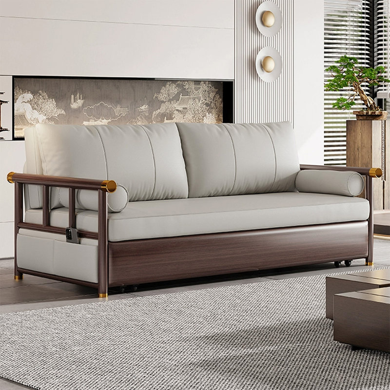 Canapé-lit convertible 51,18 po en tissu Nano Tech, 51.18"W*32.28"D*33.46"H