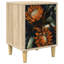  Bedside Cabinet Sonoma Oak Engineered Wood Nightstand Bedroom Furniture