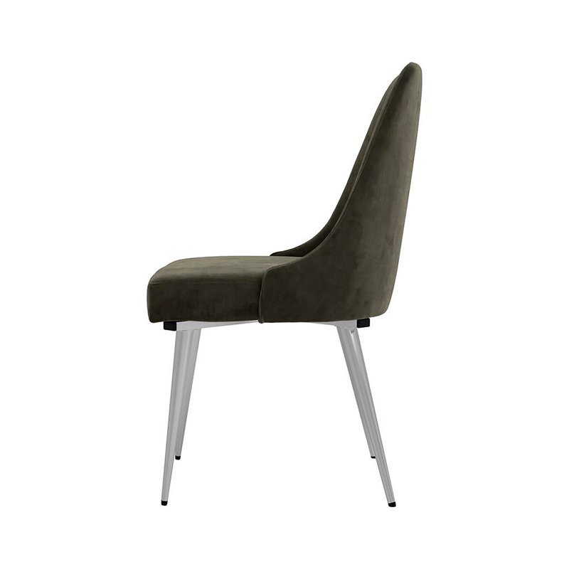 Chaise d'appoint rembourrée (ensemble de 2)